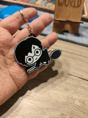 Harry Potter Keychain New 3D Printed With Double-Sided Print