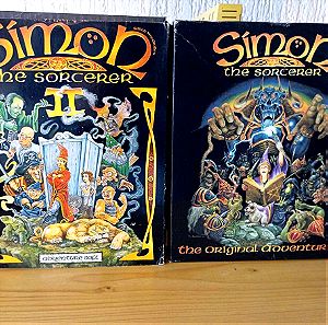 Simon the Sorcerer I + II ('93,'95) PC Big Box Games