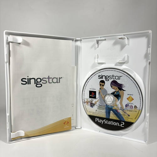 SingStar PlayStation 2 game used, complete with instructions