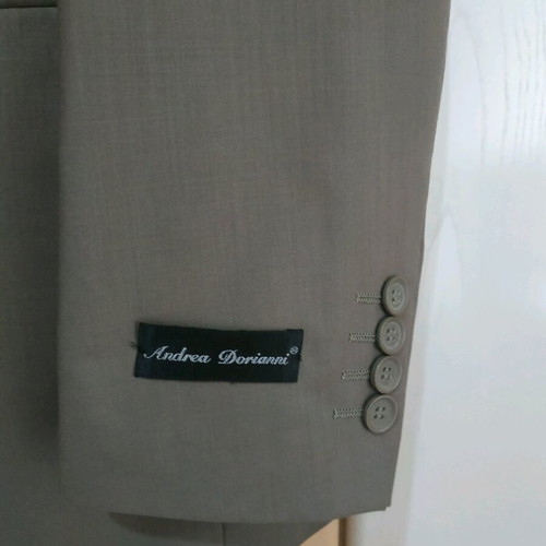 Men's suit used, beige, XL, Marco Belluci made in Italy