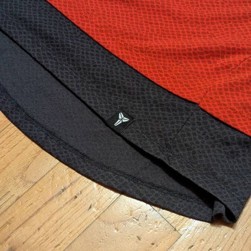 Nike Kobe Mamba 24 Men's Basketball Dri-FIT Tee XL, red and gold