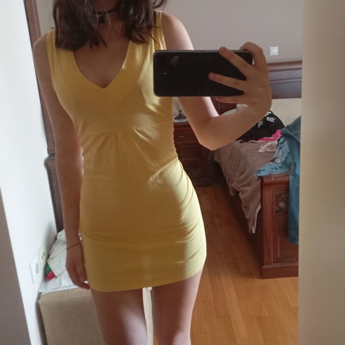 Yellow summer dress like new