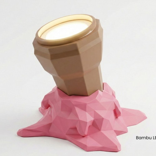 Ice Cream Lamp new 3D decorative table lamp with LED lighting
