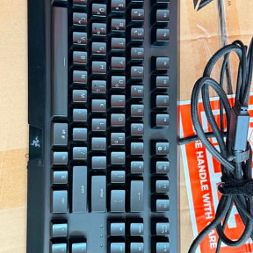 Razer BlackWidow Elite mechanical gaming keyboard used, without wrist rest