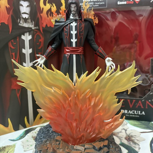 Dracula Castlevania PVC Diorama GameStop Exclusive like new
