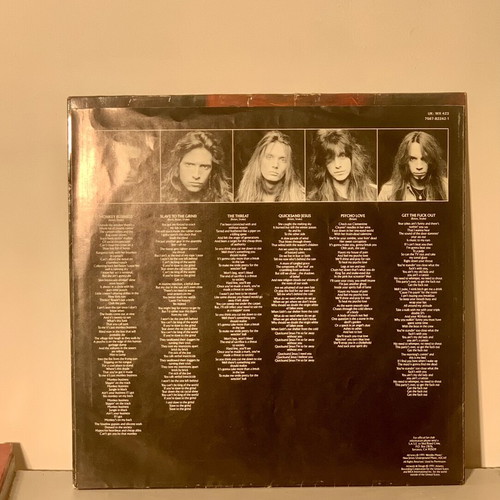 Skid Row Slave to the Grind vinyl LP used, original 1991 EU pressing
