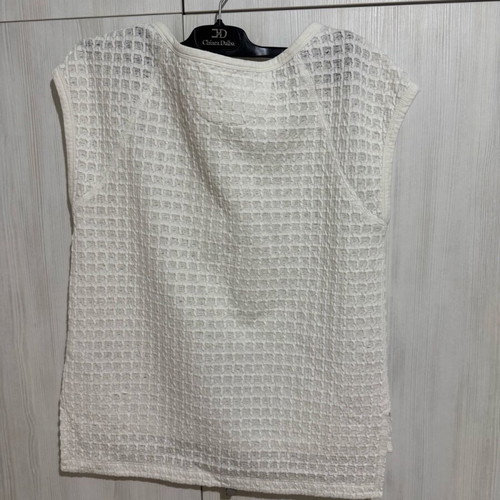 DKNY white blouse new, size S-M