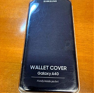 Θήκη Samsung A40 Wallet Cover Καινούργια και αμεταχείριστη !!  Σφραγισμένη