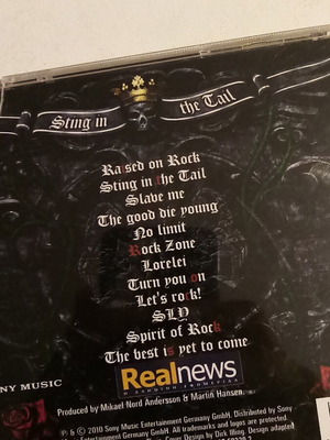 Scorpions Sting In The Tail CD