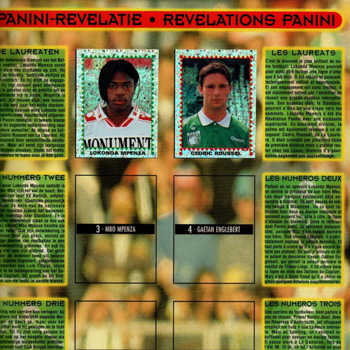 Panini Belgium Football 1998 album like new with 100+ stickers