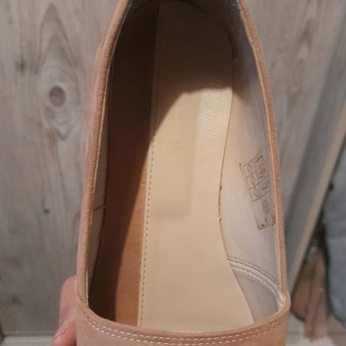 Beatris shoes used, size 37, pink beige suede