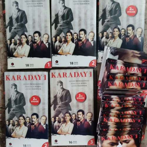 Karadayi Turkish series DVD used with subtitles, missing 3 DVDs