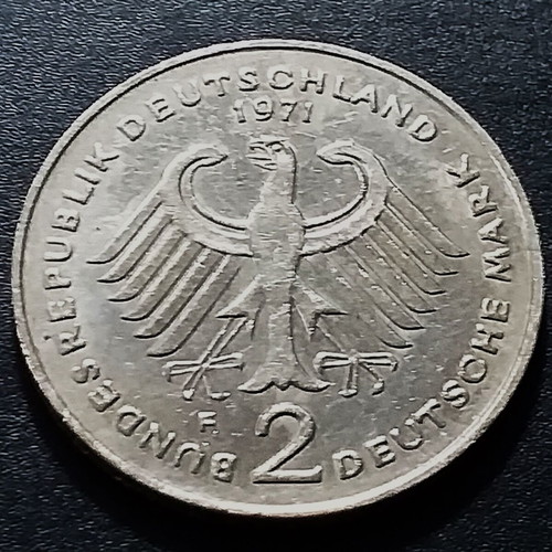 Set of 6 used old coins from Germany and Australia