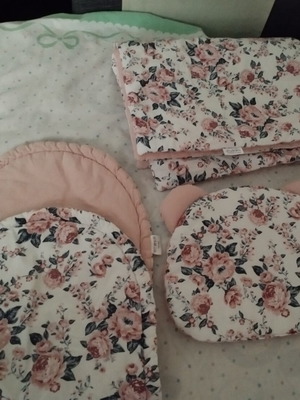 Jukki baby nest with bedding set
