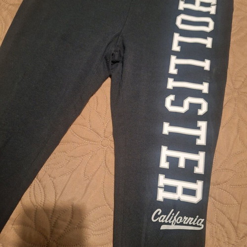 Hollister black leggings like new, size M