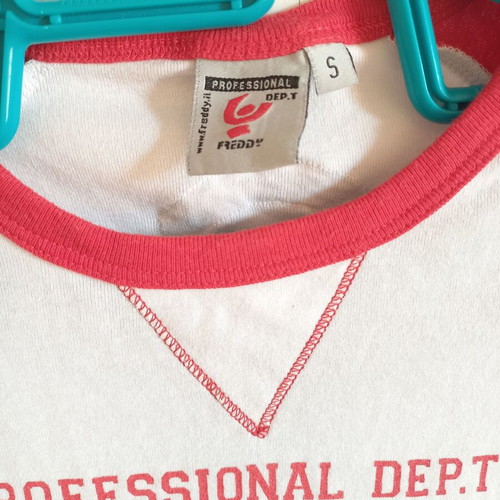 Freddy short-sleeve white t-shirt size S like new