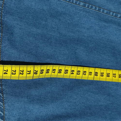 Men's denim shirt, lightweight, blue, sizes L XL