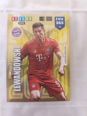 FIFA365 2020 Limited Edition карта Lewandowski като нова