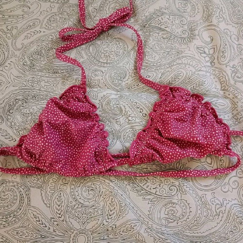 Mango swimwear small top like new, pink
