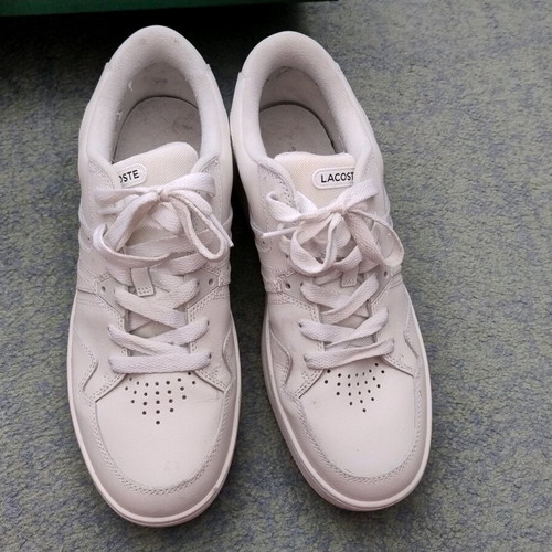 Lacoste sneakers sporty, like new, white, size 43