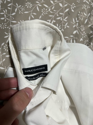 Pablo Garamas shirt used, white, size S