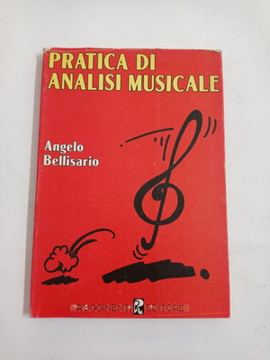 Pratica di Analisi Musicale book used, Italian