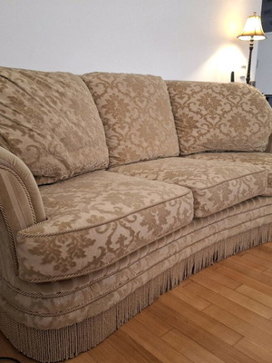 Handmade sofas like new, two-seater and three-seater