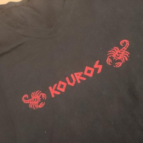Men's Kouros undershirt size L like new black and red