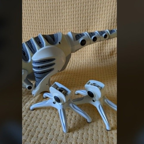 RoboRaptorX toy used, broken legs, original remote included