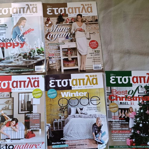 Etsi Apla magazines used, 5 issues