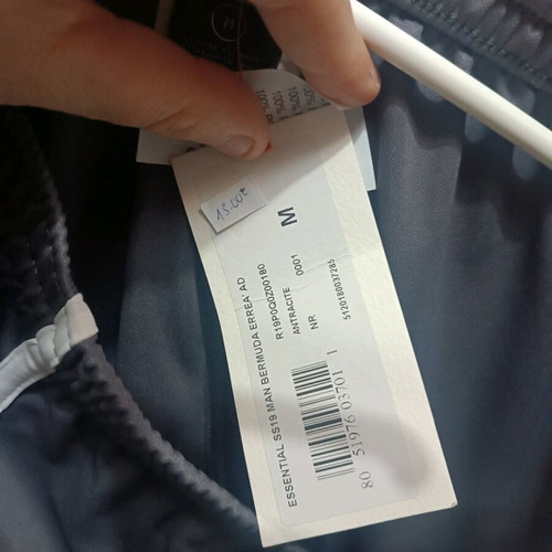 Errea sports shorts new, gray, size M