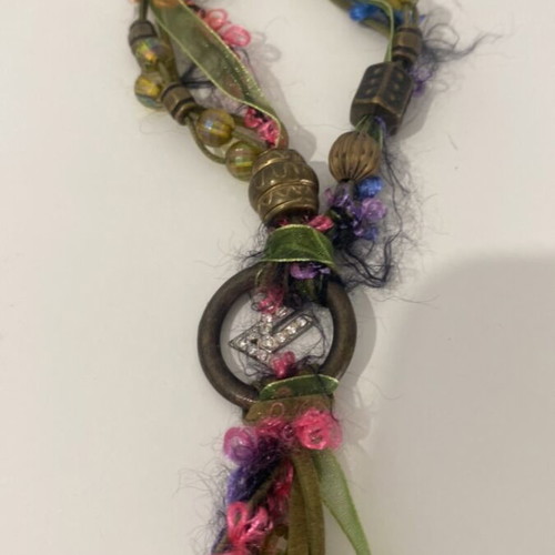 Handmade long necklace like new
