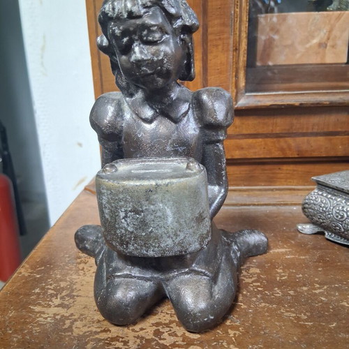 Art Deco sculpture signed, numbered, used