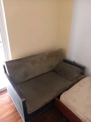 Double sofa used with cushion