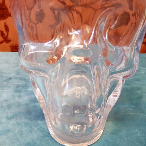 Decorative skulls and miniature bottles unused, set of 6+5 with large jar