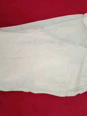 Children's pants used, summer, size S, white, age 12