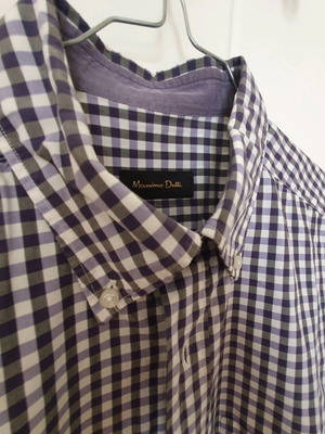 Massimo Dutti men's checkered shirt like new, size M