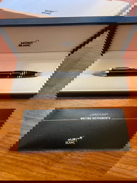 Химикалка Mont Blanc Meisterstruck черна с черно мастило