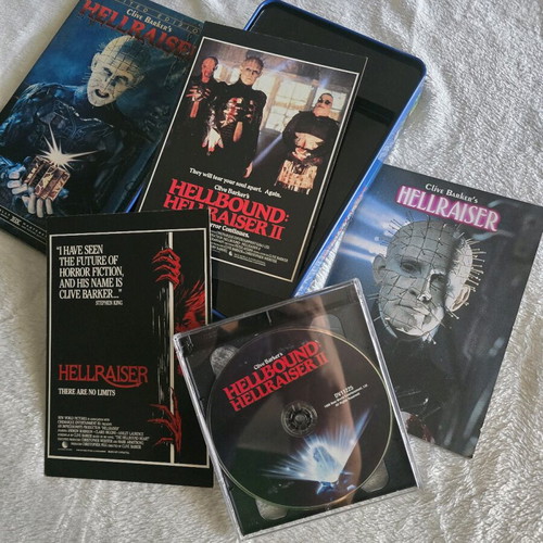 Hellraiser 1 & 2 DVD used without subtitles