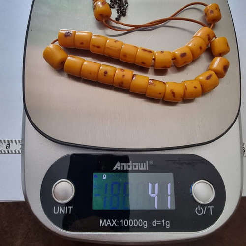 Worry beads from Sudurus (Mastic) like new, 23 beads, 31 cm