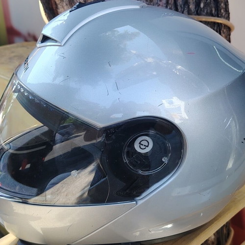 Schuberth XL motorcycle helmet, used, quiet with removable parts and quality sun visor