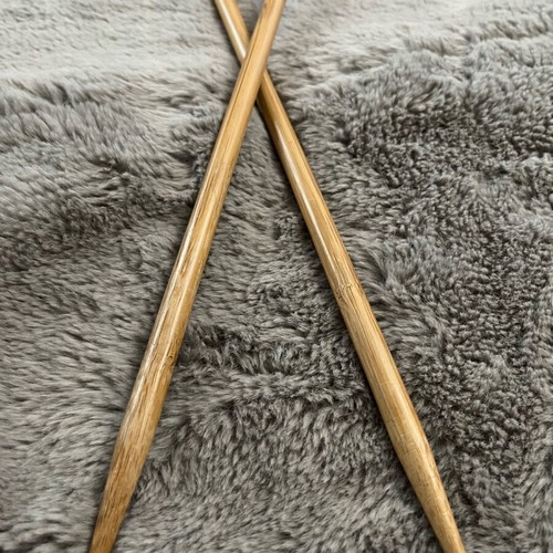 Pony wooden knitting needles used