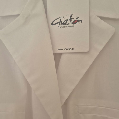 Chaton dress new, cotton, white, fits XS and S