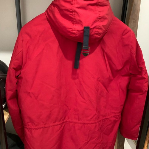 Dur men's winter jacket 3/4 size XL like new, red
