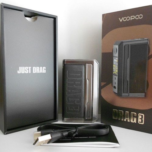 Voopoo Drag 3 177W Grey and Hellvape Dead Rabbit V2 RTA Gun Metal