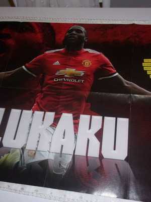 Lukaku Man Utd poster large 80 and 62 cm