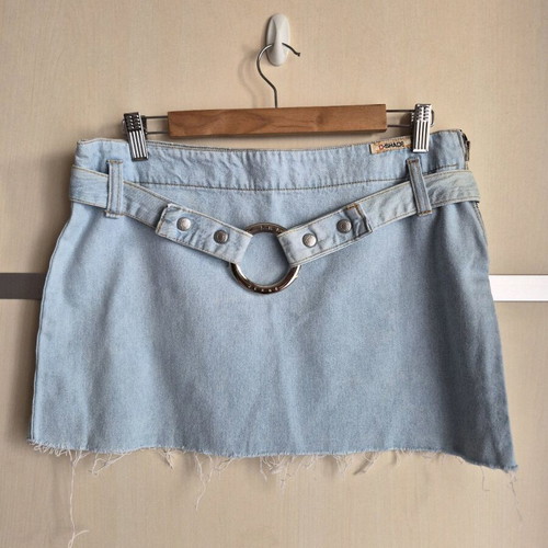 Denim mini skirt D-Shade used, blue, size S