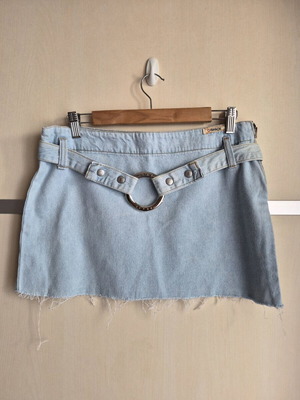 Denim mini skirt D-Shade used, blue, size S