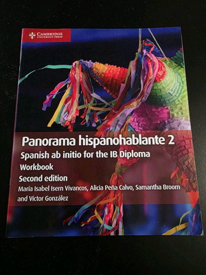 Panorama hispanohablante 2 Workbook σαν καινούργιο, Spanish ab initio IB Diploma