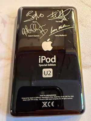 iPod 30GB U2 Special Edition used with Crystal Acoustics Soundbar